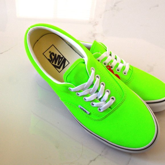 vans era neon green gecko sneaker shoes new - Picture 9 of 9